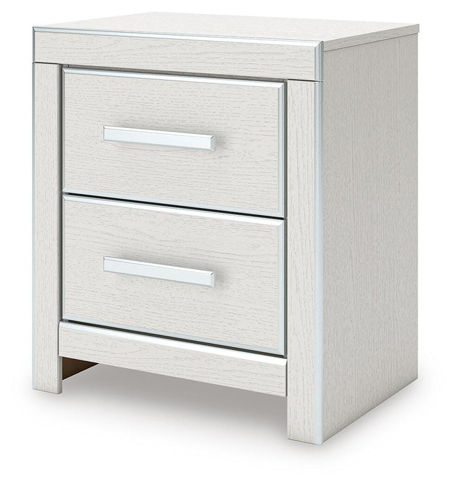 Zuraleus California King Upholstered Bed, Dresser, Mirror and Nightstand