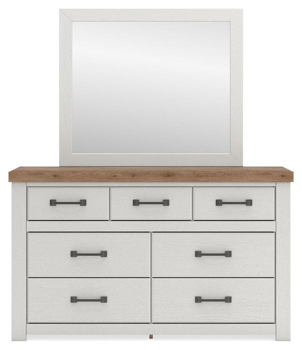 Savonport King Panel Bed, Dresser and Mirror