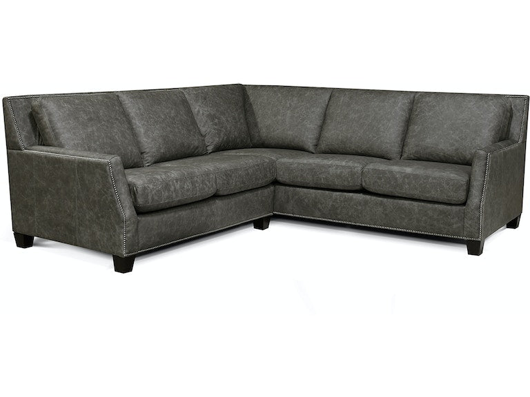 3G00ALN-SECT Abbott Leather Sectional with Nails