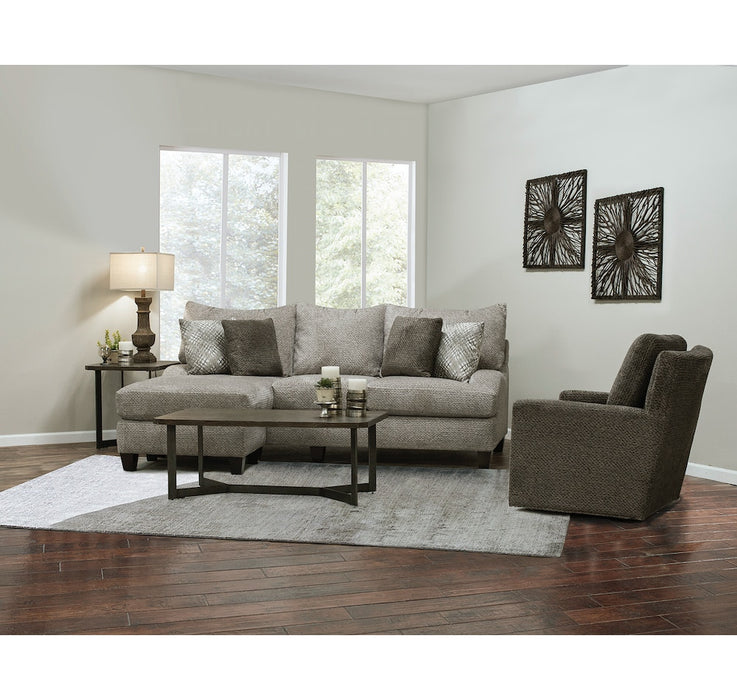 6N00-56 Catalina Sofa with Floating Ottoman Chaise