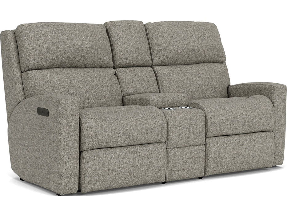 Catalina Power Reclining Loveseat with Console and Power Headrests