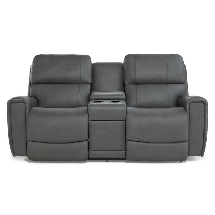 Apollo Power Reclining Loveseat w/ Headrest and Console