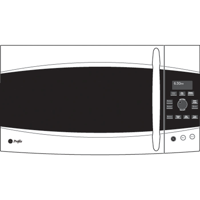 GE Profile Spacemaker® 2.1 Cu. Ft. Over-the-Range Microwave Oven