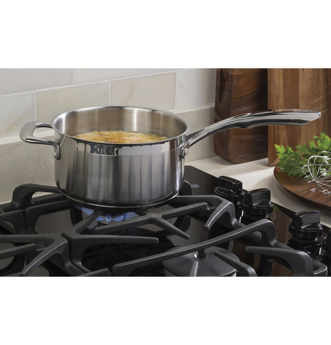 GE® 30" Built-In Gas on Glass Cooktop with Dishwasher Safe Grates