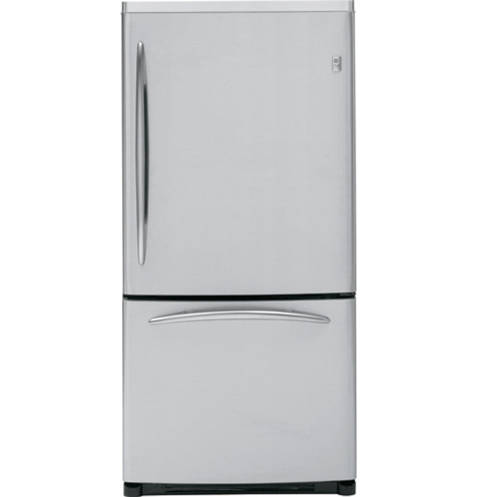 GE Profile™ 22.2 Cu. Ft. Stainless Steel-Wrapped Bottom-Freezer Drawer Refrigerator