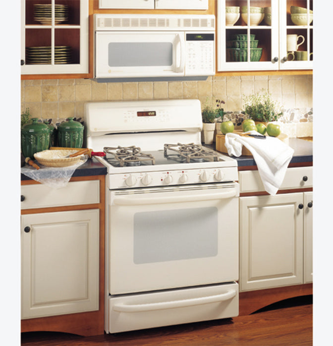 GE Profile Performance Spectra™ 30" Free-Standing Smooth-Top Convection Gas Range with Warming Drawer