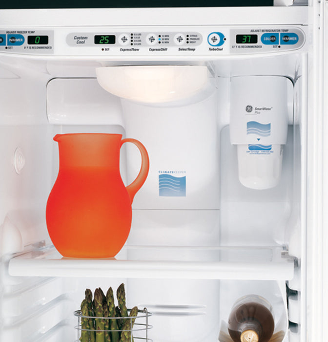 GE Profile™ 28.7 Cu. Ft. Side-by-Side Refrigerator with Refreshment Center