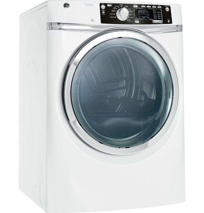 GE® 8.1 cu. ft. capacity Front Load electric dryer with steam