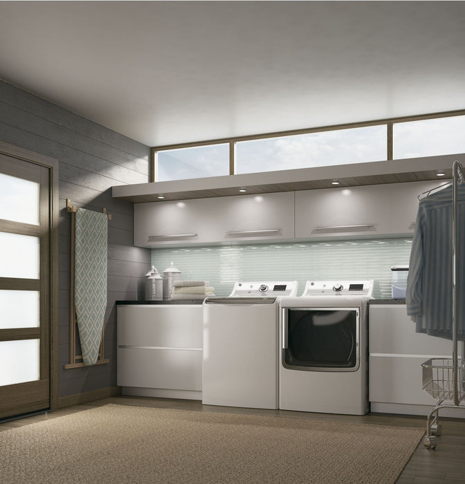 GE® 5.1 DOE cu. ft. capacity washer with stainless steel basket