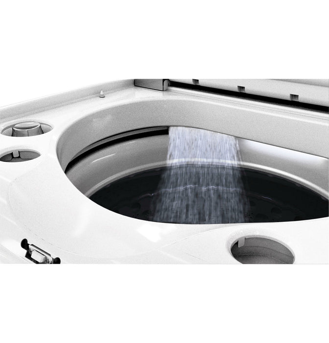 GE® 5.1 DOE cu. ft. capacity washer with stainless steel basket