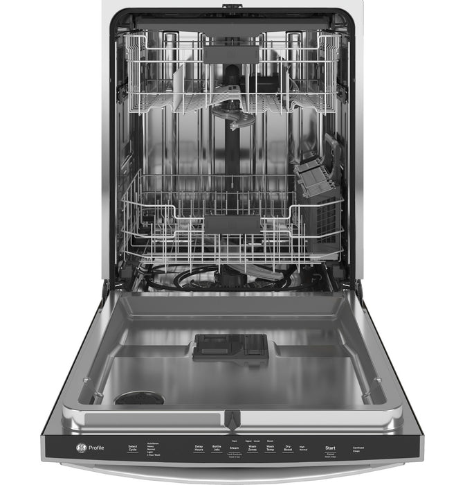 GE Profile™ ENERGY STAR® Fingerprint Resistant Top Control with Stainless Steel Interior Dishwasher with Sanitize Cycle & Dry Boost with Fan Assist