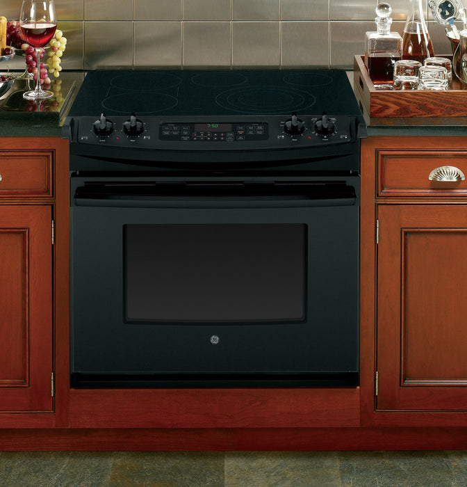 GE® 30" Drop-In Electric Convection Range