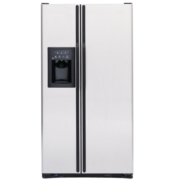 GE® ENERGY STAR® 25.4 Cu. Ft. Stainless Side-Side Refrigerator with Dispenser
