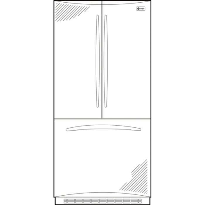 GE Profile™ ENERGY STAR® 19.5 Cu. Ft. French-Door Refrigerator
