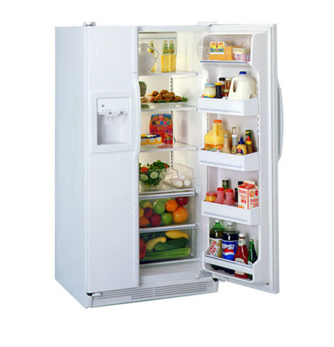 GE® Side-by-Side, No Frost, 606 Liters (Freezer 183 Liters), Energy Model, Glass Shelves