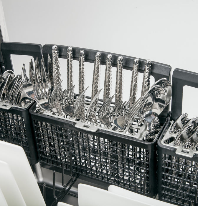 GE® Hybrid Stainless Steel Interior Dishwasher with Hidden Controls