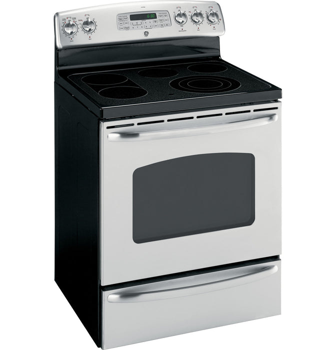 GE® 30" Free-Standing Electric Convection Range with Warming Drawer