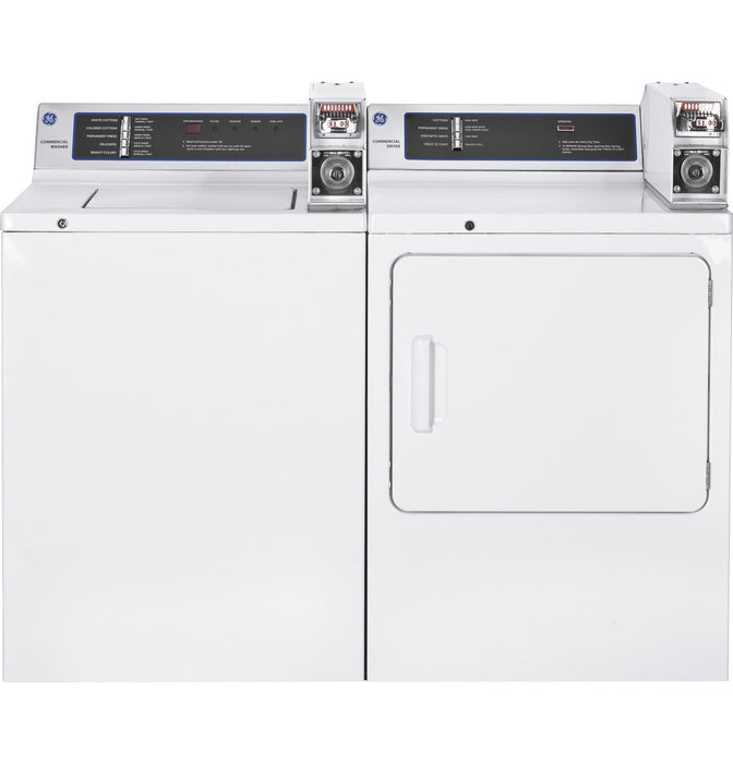 GE® 3.7 DOE Cu. Ft. Capacity Coin-Operated Washer