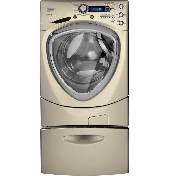 GE Profile 4.3 DOE cu. ft. stainless steel capacity frontload washer with Steam