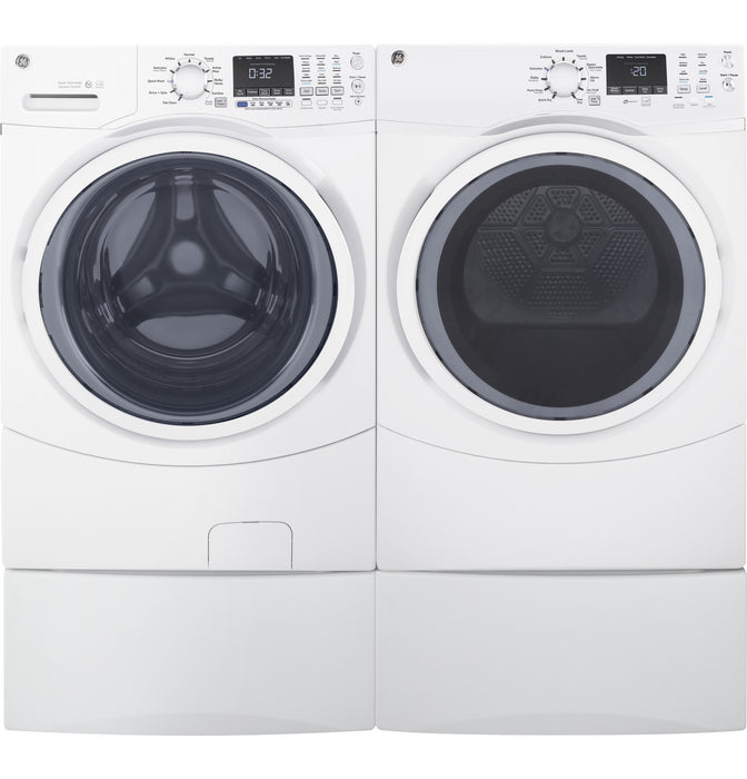 GE® 7.5 cu. ft. Capacity Front Load Electric Dryer with Steam