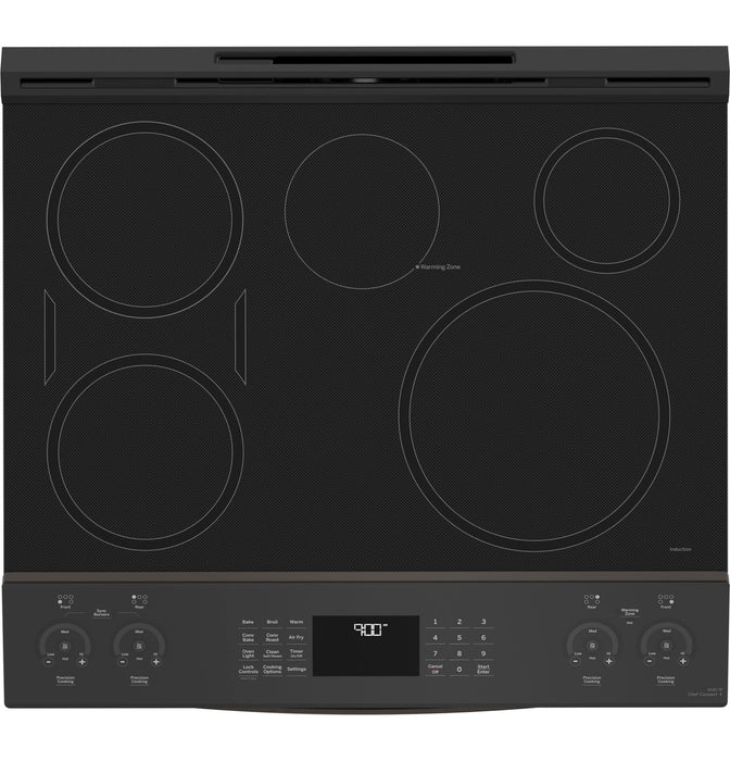 GE Profile™ 30" Smart Slide-In Front-Control Induction and Convection Range with No Preheat Air Fry