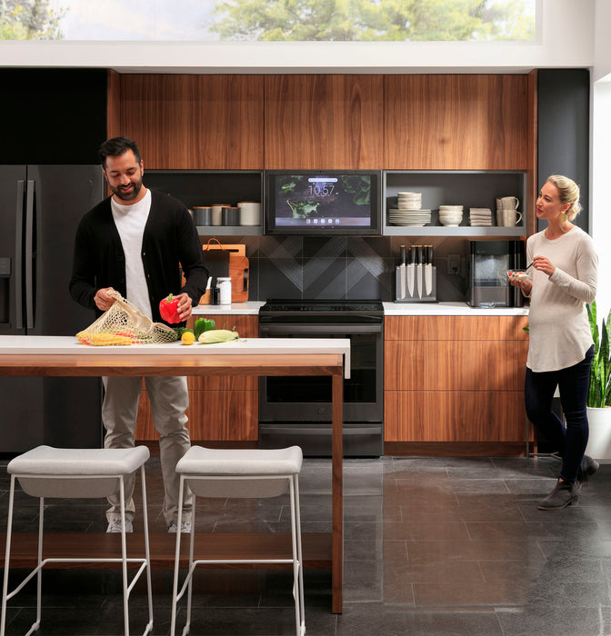 GE Profile™ 30" Smart Slide-In Front-Control Induction and Convection Range with No Preheat Air Fry