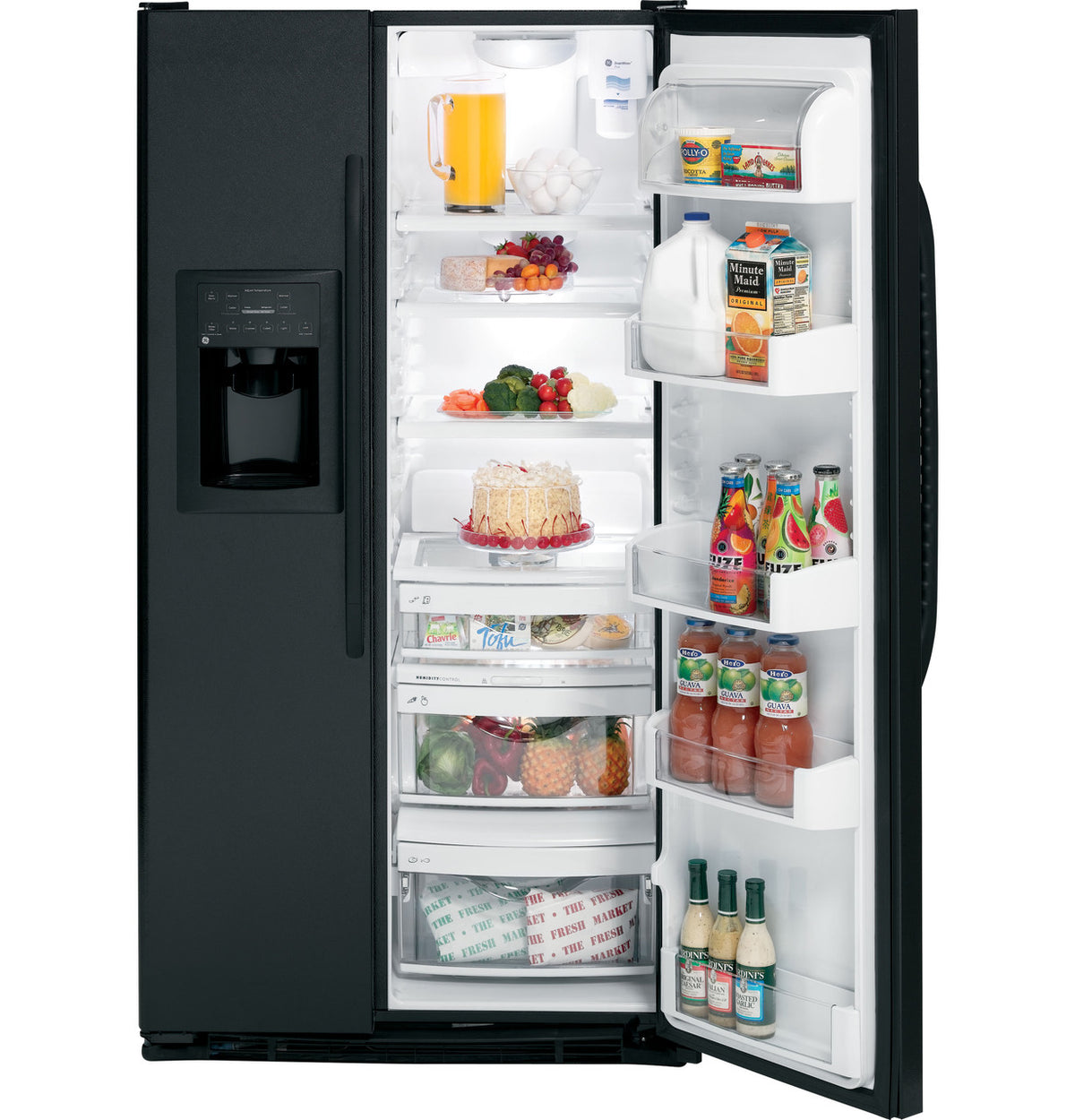 GE® CounterDepth 22.1 Cu. Ft. SideBySide Refrigerator with Dispense