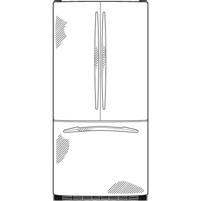 GE Profile™ 22.2 Cu. Ft. Stainless Bottom-Freezer Refrigerator with Internal Dispenser