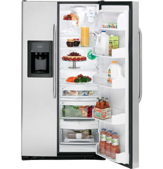 GE® 25.6 Cu. Ft. Side-By-Side Refrigerator with Dispenser