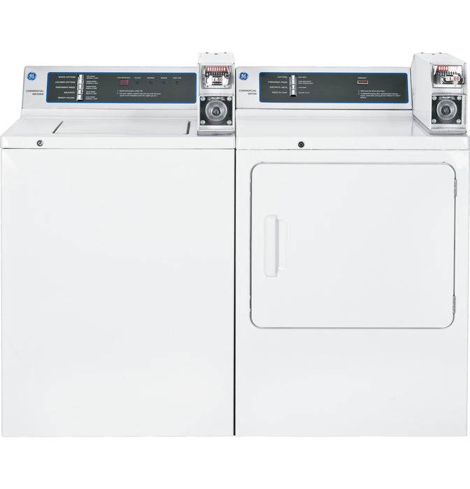 GE® 3.2 DOE Cu. Ft. Capacity Coin-Operated Washer