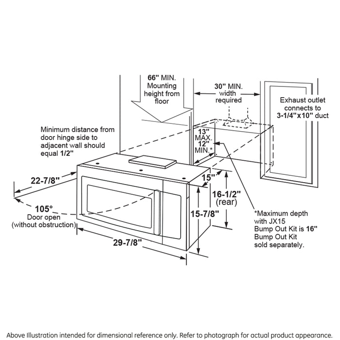 GE® 1.7 Cu. Ft. Over-the-Range Sensor Microwave Oven