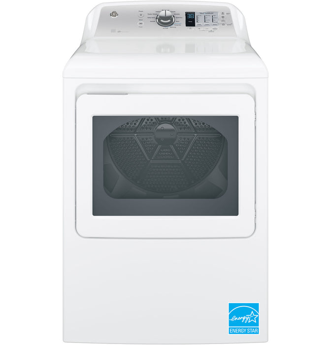 GE® ENERGY STAR® 7.4 cu. ft. Capacity aluminized alloy drum Electric Dryer with Sensor Dry