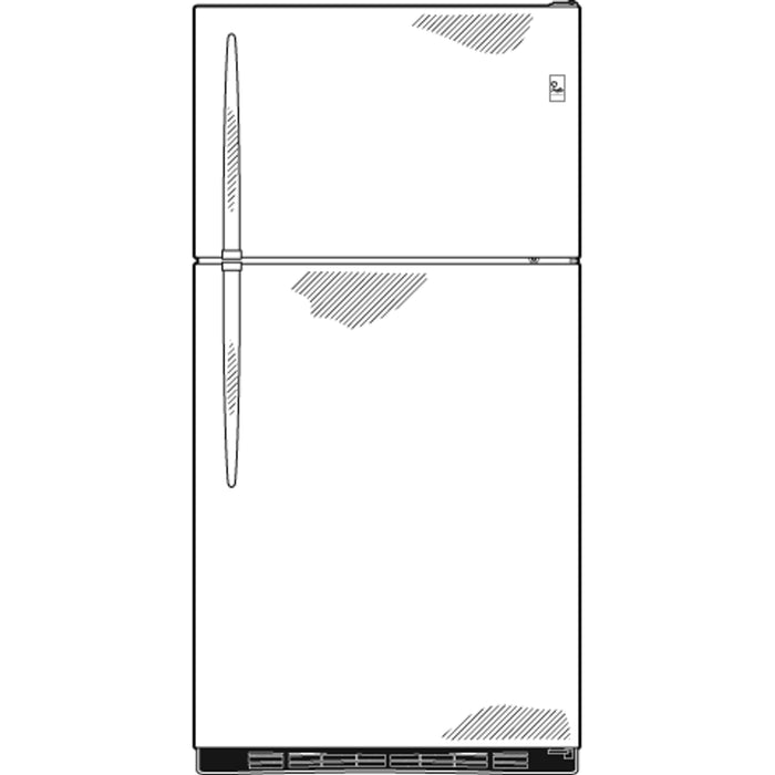 GE Profile™ 17.9 Cu. Ft. Stainless Top-Freezer Refrigerator with Internal Dispenser