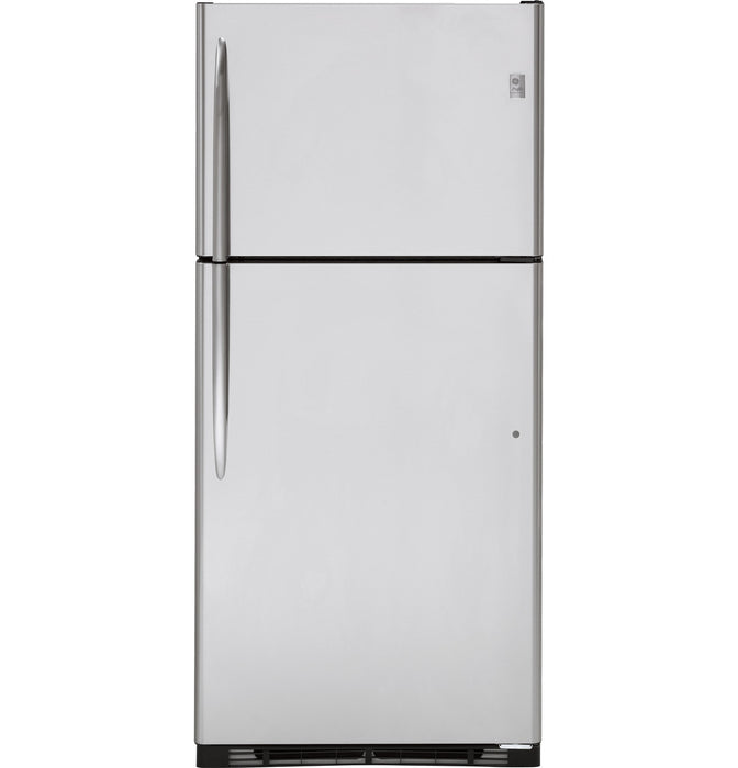 GE Profile™ 17.9 Cu. Ft. Stainless Top-Freezer Refrigerator with Internal Dispenser
