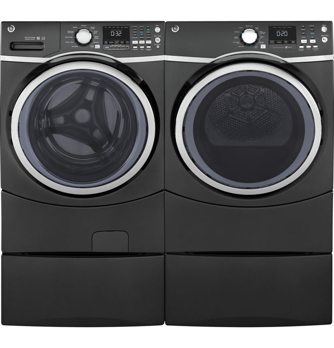 GE® 7.5 cu. ft. capacity Front Load electric dryer with steam