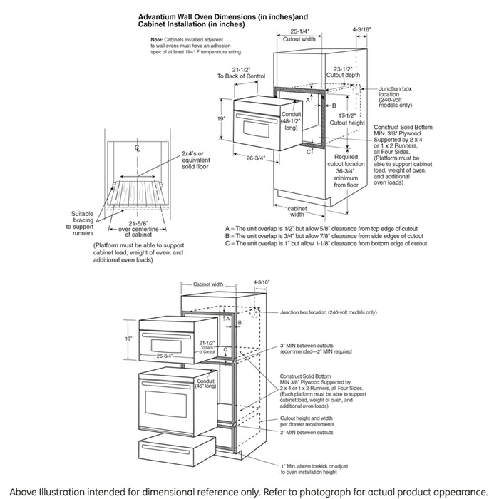 GE Profile™ 27 in. Single Wall Oven Advantium® Technology