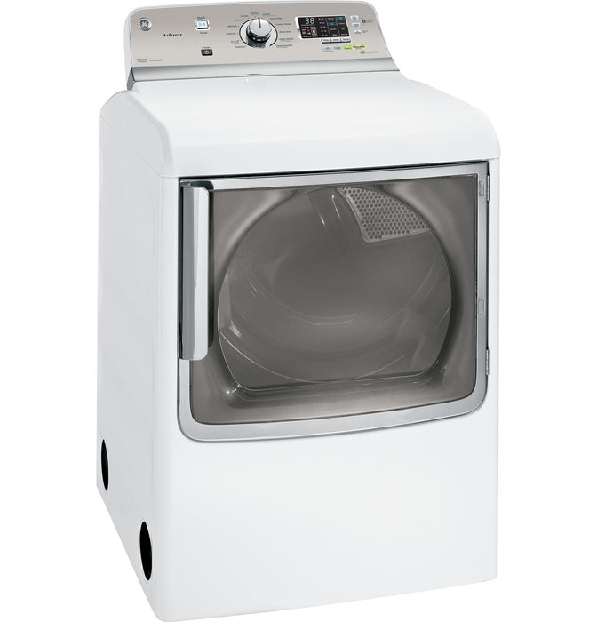 GE® Adora 7.8 cu. ft. stainless steel capacity gas dryer with steam
