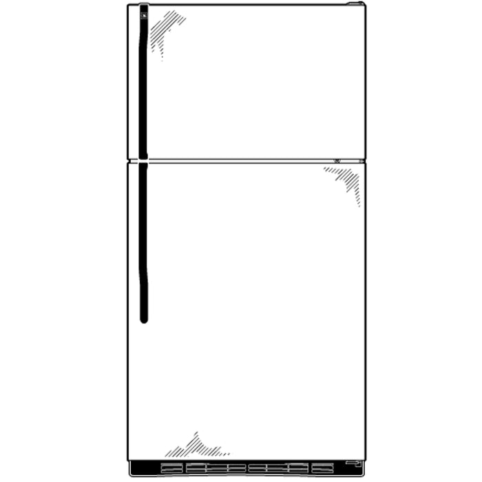 GE® 21.9 Cu. Ft. CleanSteel™ Top-Freezer Refrigerator