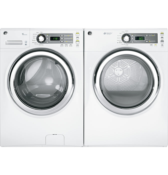 GE® ENERGY STAR® 4.1 DOE cu. ft. capacity frontload washer with steam