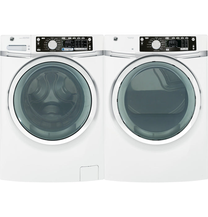 GE® 8.3 cu. ft. capacity Front Load electric dryer with steam