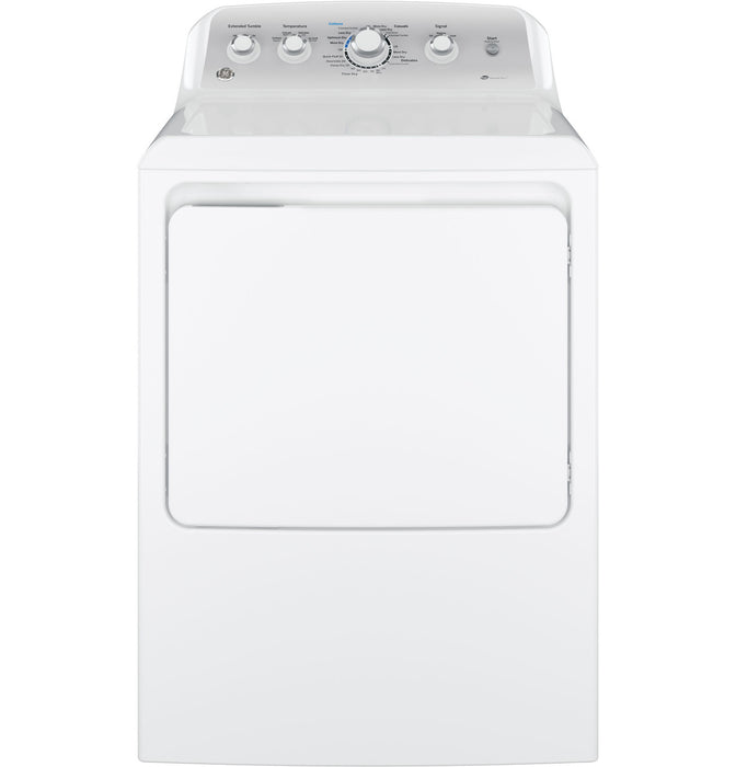 GE® 7.2 cu. ft. Capacity aluminized alloy drum Electric Dryer with Sensor Dry