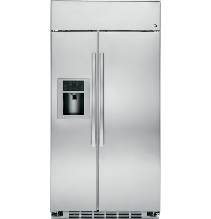 GE Profile™ Series 48" Built-In Stainless Side-by-Side Refrigerator