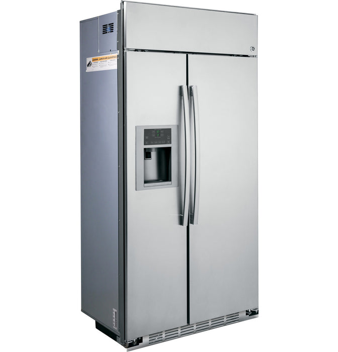 GE Profile™ Series 48" Built-In Stainless Side-by-Side Refrigerator