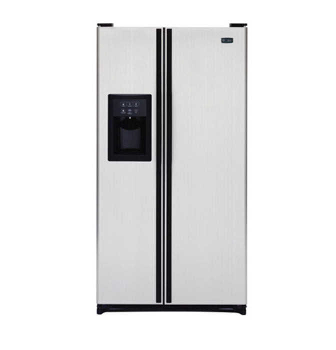 GE® 21.9 Cu. Ft. Capacity CleanSteel™ Side-By-Side Refrigerator with Dispenser