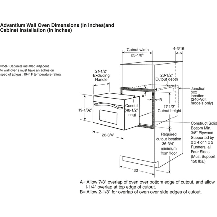 GE Profile Advantium® 120V - 27 in. Wall Oven