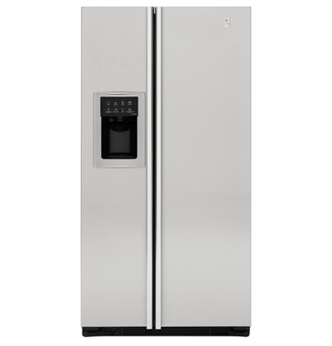 GE Profile CustomStyle™ ENERGY STAR® 22.6 Cu. Ft. Stainless Side-By-Side Refrigerator