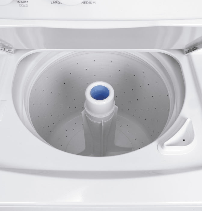 GE Unitized Spacemaker® 2.2 DOE cu. ft. Washer and 4.4 cu. ft. Gas Dryer