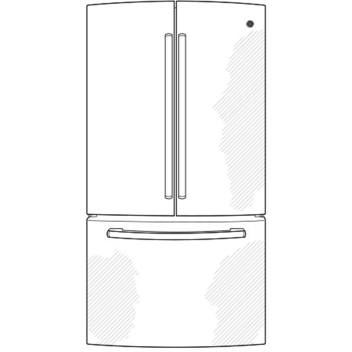 GE Profile™ Series 20.0 Cu. Ft. French-Door Refrigerator