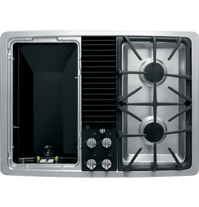 GE Profile™ Series Built-In Downdraft Gas Modular Cooktop