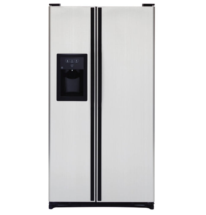 GE® 25.0 Cu. Ft. Capacity CleanSteel™ Side-By-Side Refrigerator with Dispenser
